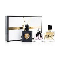 Парфюмерный набор Yves Saint Laurent Black Opium/Mon Paris/Libre 3x30 ml оптом в Владивосток 